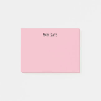 Mama sagt post-it klebezettel