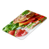 Mama sagt, vergiss nicht zu essen magnet (Linke Seite)