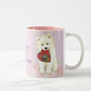 Mama "Samoyed Heart" Zweifarbige Tasse