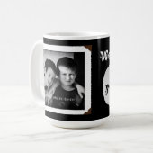 Mama Sand Dollars Tasse in Schwarzweiß-Liebe (Vorderseite Links)