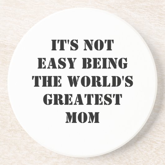 Mama Sandstein Untersetzer (Vorne)