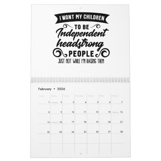 Mama Sarcasm Kalender (Feb 2026)