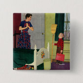 Mama, säuberte ich meinen Raum! Button (Vorderseite)