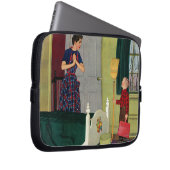 Mama, säuberte ich meinen Raum! Laptopschutzhülle (Vorne Rechts)