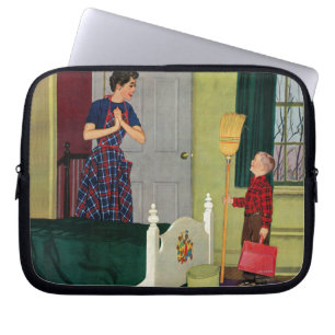 Mama, säuberte ich meinen Raum! Laptopschutzhülle