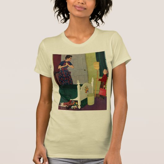 Mama, säuberte ich meinen Raum! T-Shirt (Vorderseite)