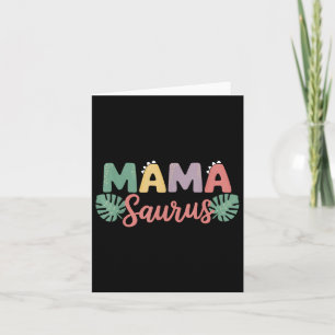 Mama Saurus Mama Vater Dinosaur Birthday Family Ma Karte