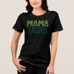 Mama Saurus, Muttertag Tri-Blend Shirt
