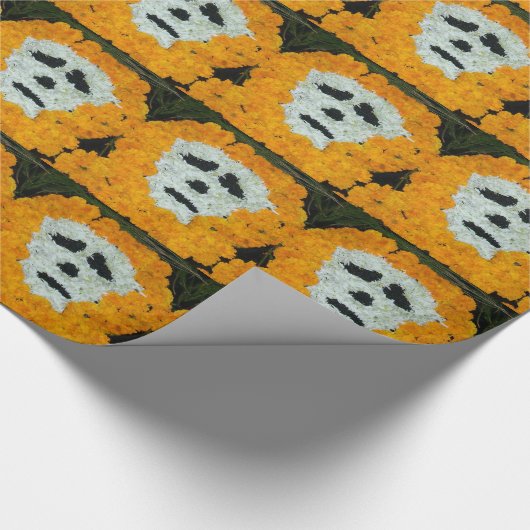 Mama-Schädel Geschenkpapier (Ecke)