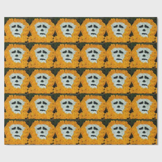 Mama-Schädel Geschenkpapier (Flach)