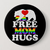 Mama schadet Frauen am Lugt Pride Mama Bear Button (Vorderseite)