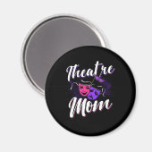 Mama Schauspielerin Schauspiel Schauspielerin Bühn Magnet (Vorderseite/Rückseite)