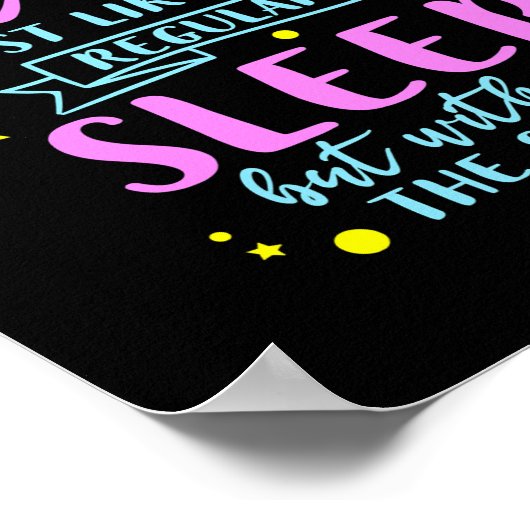 Mama schläft wie ein normaler Schlaf ohne die Poster (Ecke)