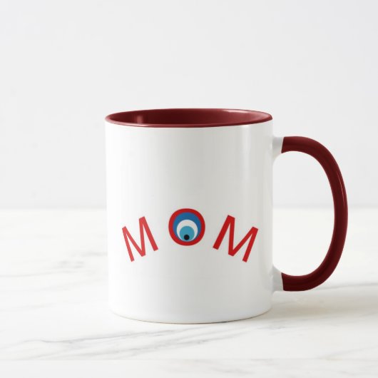 MAMA schlechtes Augen-glückliche Auge TASSE für (Rechts)