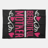Mama - Schöne Mutter Geschirrtuch (Horizontal)
