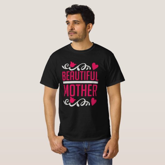 Mama - Schöne Mutter T-Shirt (Vorne ganz)
