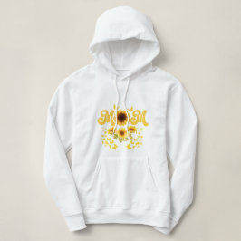 Mama Schöne Sonnenblumen mit Schmetterlingen Hoodie