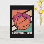 Mama | Schönes Basketball-Design Karte (Gelbe Blume)