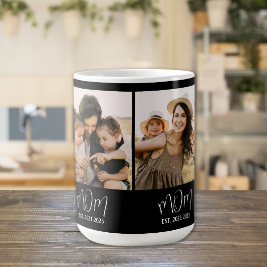Mama Schrift Schwarz 3 Foto Kaffeetasse