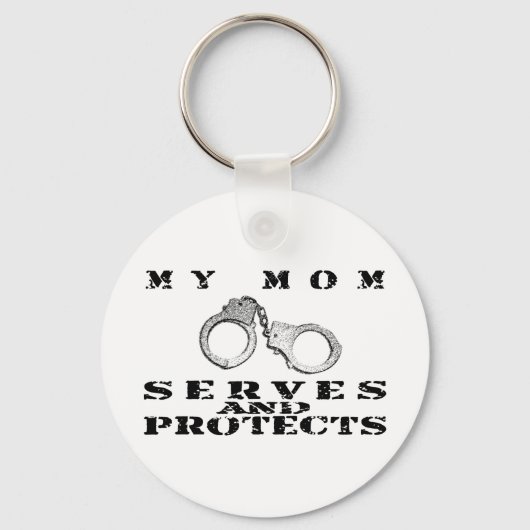 Mama schützt - Manschetten Schlüsselanhänger (Vorderseite)