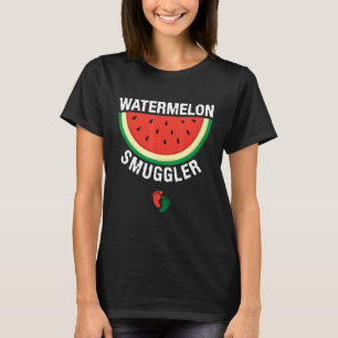 Mama Schwangere Mama Watermelon Schmuggler Mutter T-Shirt