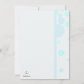 Mama Schwangerschaft (Junge) Ankündigung (Rückseite)