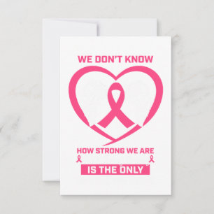 Mama Schwester Tochter rosa Ribbon Brustkrebs RSVP Karte