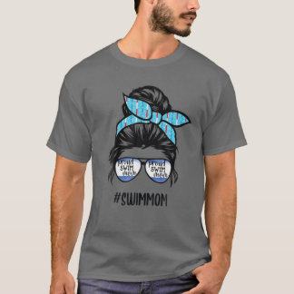 Mama Schwimmen Baden Haare Mama schwimmen T-Shirt