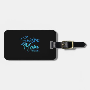 Mama schwimmen Funny Niedliches Geschenk Gepäckanhänger