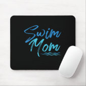 Mama schwimmen Funny Niedliches Geschenk Mousepad (Mit Mouse)