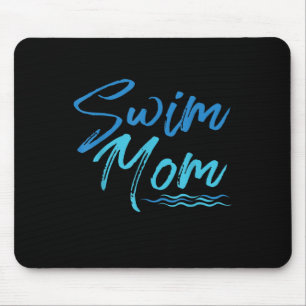Mama schwimmen Funny Niedliches Geschenk Mousepad