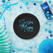 Mama schwimmen Funny Niedliches Geschenk Pappteller (Party)