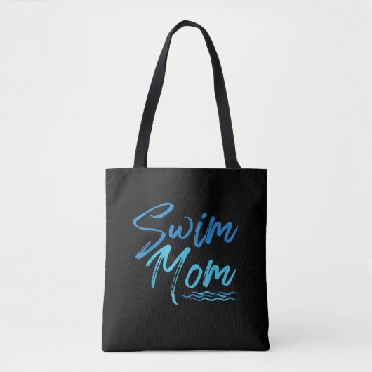 Mama schwimmen Funny Niedliches Geschenk Tasche (Vorderseite)