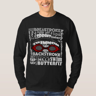Mama schwimmen Funny Swimming Sport Goggles T-Shirt