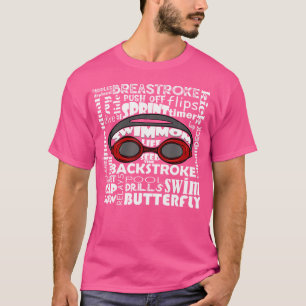 Mama schwimmen Funny Swimming Sport Goggles T-Shirt