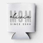 Mama seit 20XX Moderne, einfache Preppy Dosenkühler (Vorderseite)