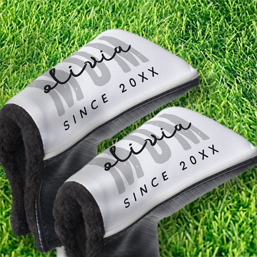 Mama seit 20XX Moderne, einfache Preppy Golf Headcover