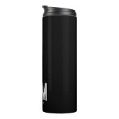 Mama seit 20XX Moderne, einfache Preppy Thermosbecher (Nach rechts gedreht)