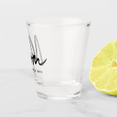 Mama seit 20XX Moderner, einfacher Chic Schnapsglas (Rechts)