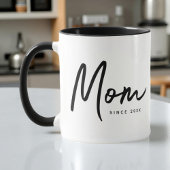 Mama seit 20XX Moderner, einfacher Chic Tasse