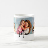 Mama Seit 3 Foto-Geschenk  Kaffeetasse (Mittel)