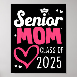 Mama Senior 2025 Stolz Mama Von Einem Abiturjahrga Poster