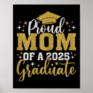 Mama Senior 2025 Stolze Mutter eines Absolventen d Poster
