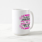 Mama Sentiment Wort Kunst Kaffee Tasse (VorderseiteRechts)