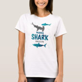 Mama Shark | Eltern jeden Geburtstag T-Shirt (Vorderseite)