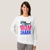 MAMA SHARK FUNNY T - SHIRT (Vorne ganz)