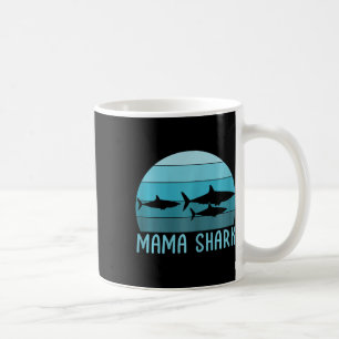 Mama Shark Mama vom 2 Muttertag Kaffeetasse