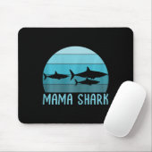 Mama Shark Mama vom 2 Muttertag Mousepad (Mit Mouse)