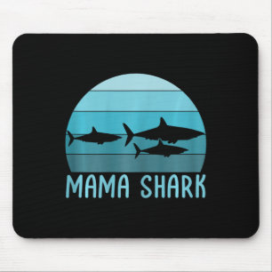 Mama Shark Mama vom 2 Muttertag Mousepad