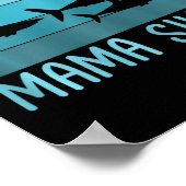 Mama Shark Mama vom 2 Muttertag Poster (Ecke)